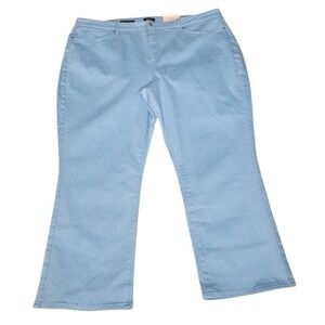 NYDJ Marilyn Ankle Straight Jeans | Size 26W Bluebell Wash  Lift Tuck Technology